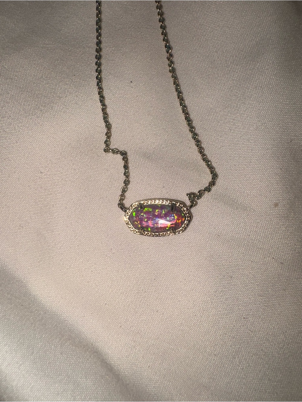 Kendra Scott Fuchsia Opalite Elisa Necklace